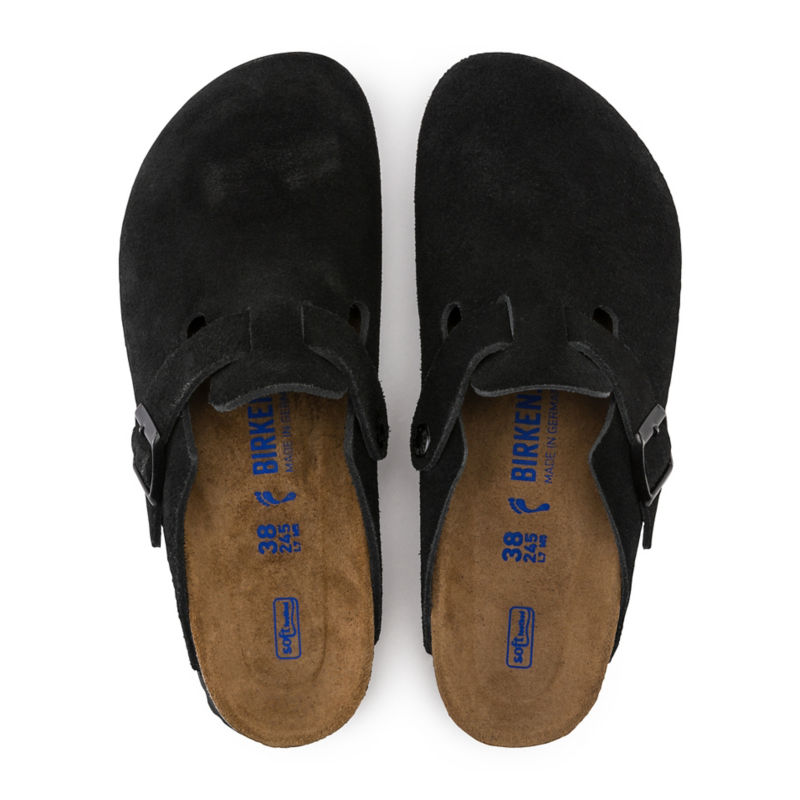 Women&rsquo;s Birkenstock&reg; Boston Soft Footbed Clogs - BLACK image number 2