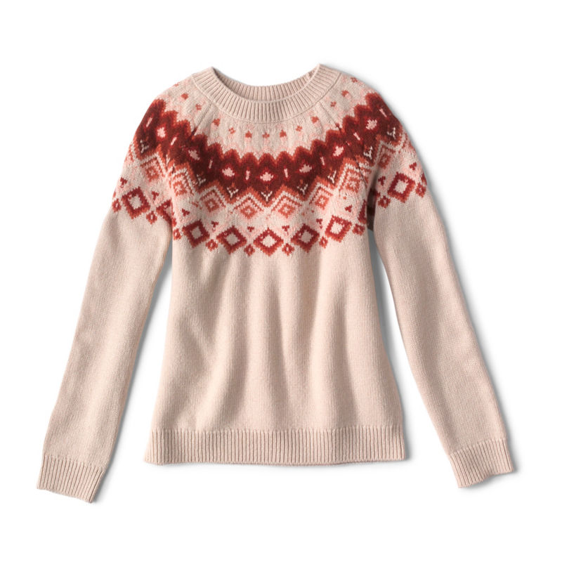 Summit Fair Isle Cashmere Crew Sweater | Orvis