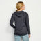 Lived-In Waffle Hooded Wrap Sweatshirt - PORT image number 3