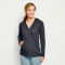 Lived-In Waffle Hooded Wrap Sweatshirt - CARBON image number 1