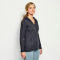 Lived-In Waffle Hooded Wrap Sweatshirt - CARBON image number 2