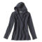 Lived-In Waffle Hooded Wrap Sweatshirt - CARBON image number 0