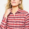 Women's Flat Creek Flannel Shirt - PALE CLAY image number 5