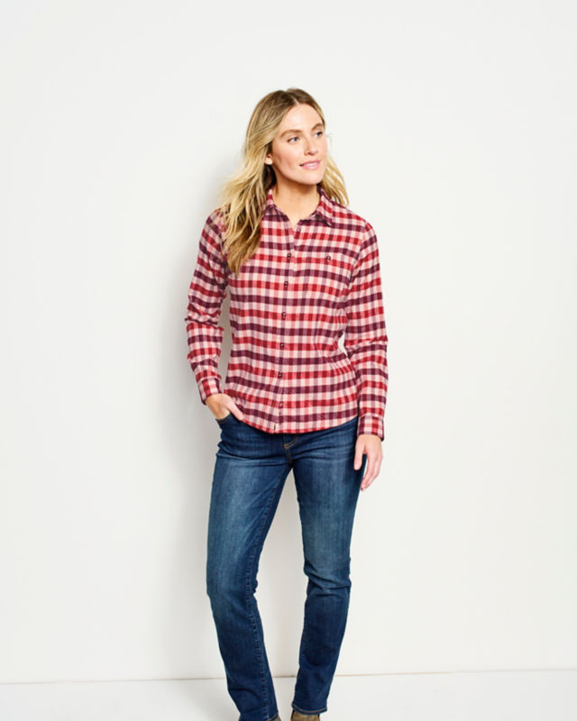 Orvis flannel hotsell shirt jacket womens