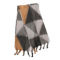 Colorblock Cozy Scarf - CHARCOAL/NATURAL image number 1