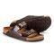 Birkenstock® Arizona Soft Footbed Leather Sandals - BROWN image number 0