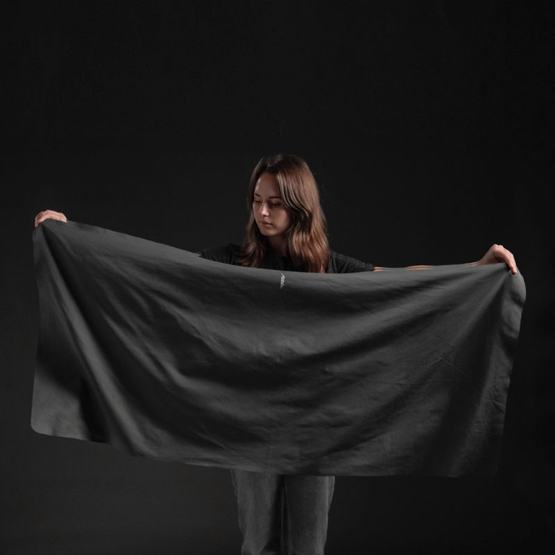 Matador&reg; NanoDry Packable Shower Towel - CHARCOAL image number 2