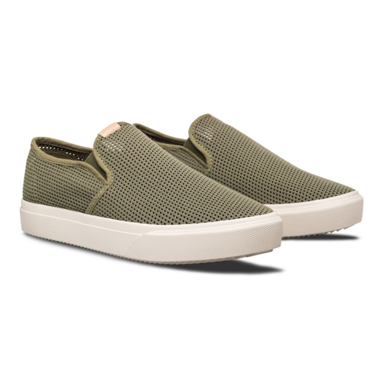 Clae Porter Knit Sneakers - OLIVE image number 1