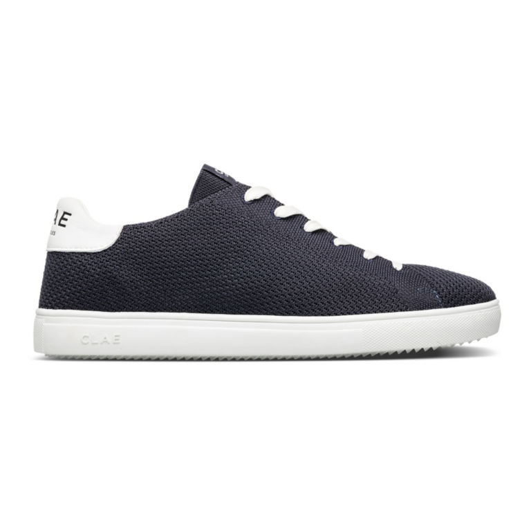 Clae Bradley Knit Sneakers - NAVY WHITE image number 0