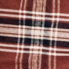Lodge Flannel Shirt Dress - REDWOOD