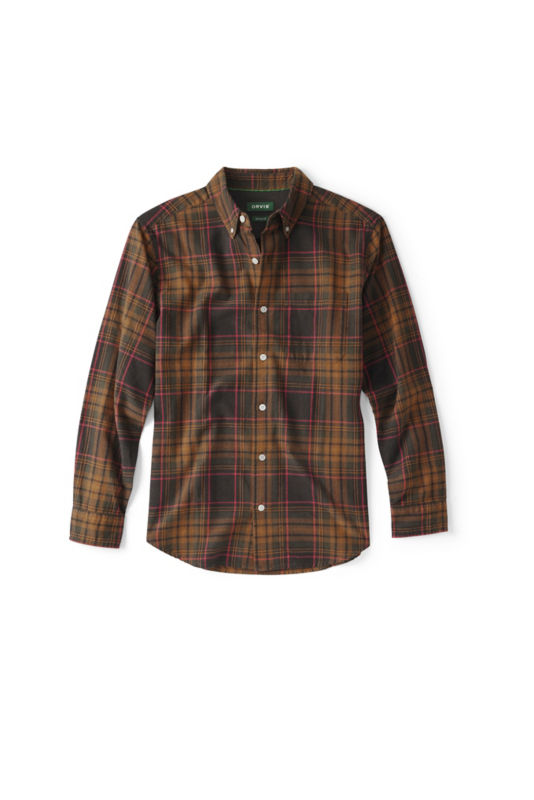 Regent Long-Sleeve Flannel Shirt - HAZELNUT/IVY