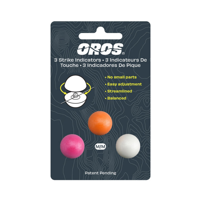 Oros Strike Indicator 6-Pack (Small, White), Corks, Floats