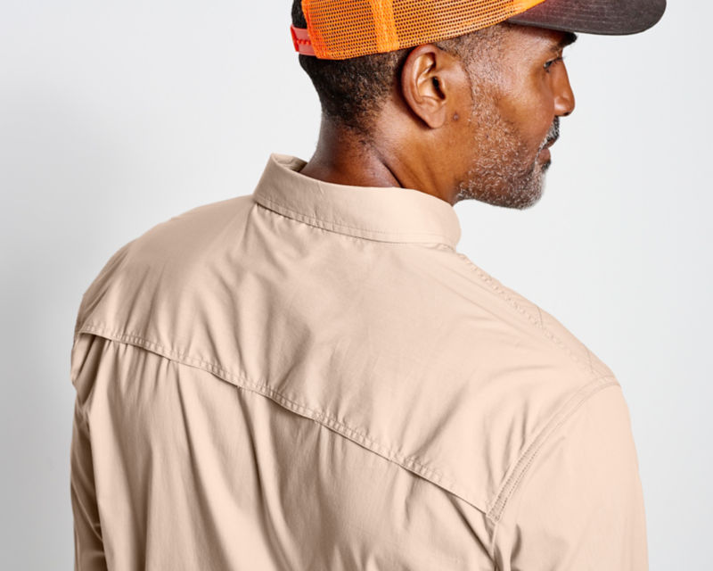 Men&rsquo;s Featherweight Long-Sleeved Shooting Shirt - ORVIS 1971 CAMO image number 6