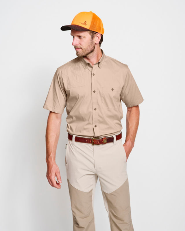 Men&rsquo;s Short-Sleeve Featherweight Shooting Shirt - BLAZE SAND image number 5