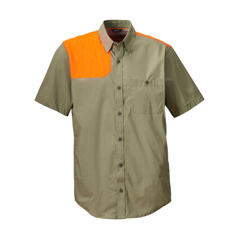 Men&rsquo;s Short-Sleeve Featherweight Shooting Shirt - BLAZE/DUSTY OLIVE image number 0