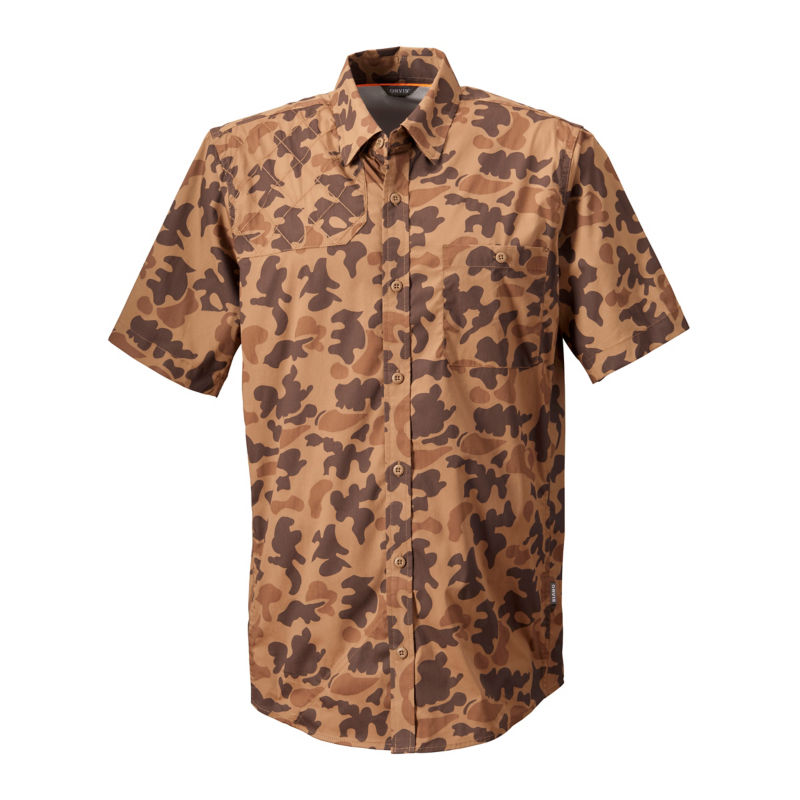 Men&rsquo;s Short-Sleeve Featherweight Shooting Shirt - ORVIS 1971 CAMO