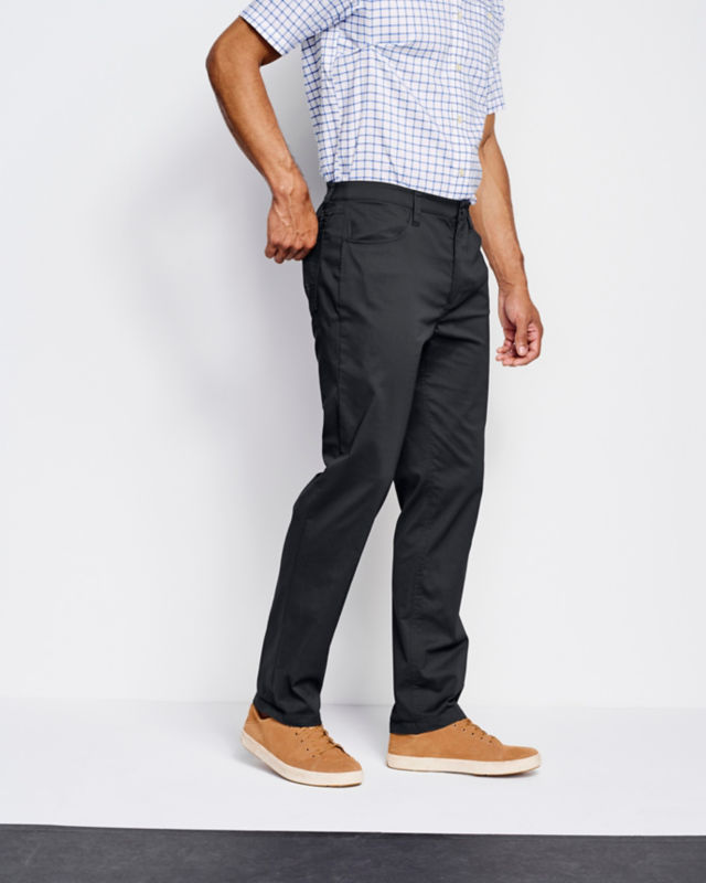 Out-Of-Office 5-Pocket Pants - BLACK image number 1