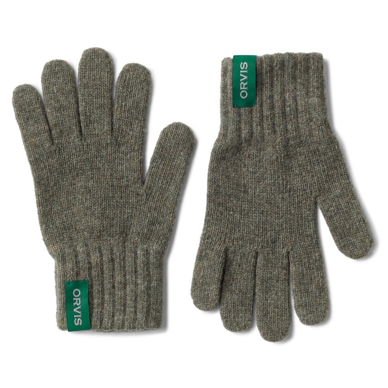 Orvis Rag Wool Gloves - OLIVE image number 0