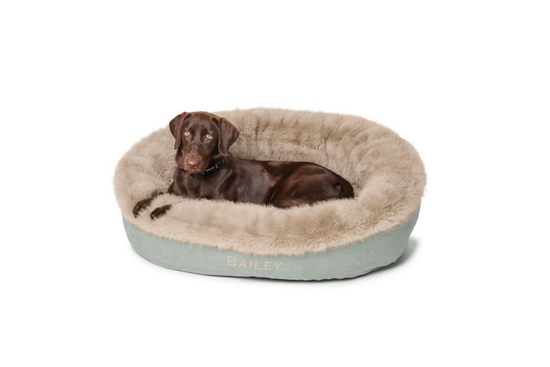 ComfortFill-Eco&trade; Fur Wraparound Dog Bed - BASIL
