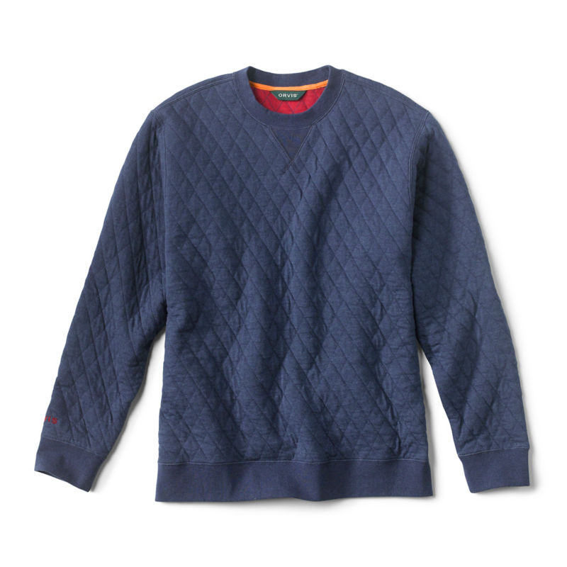 Quilted crewneck online sweatshirt