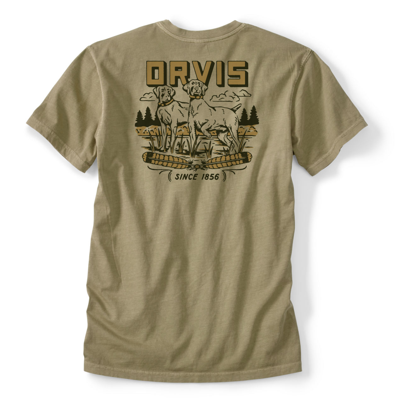 Sheridan Dogs T-Shirt - OLIVE image number 0