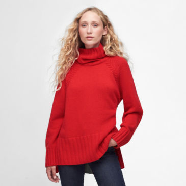 Barbour® Norma Knit Sweater - BLAZE RED