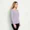Canyon V-Neck Long-Sleeved Tee - TRUE NAVY image number 2