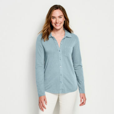Canyon Button-Front Tee - TIDEWATER
