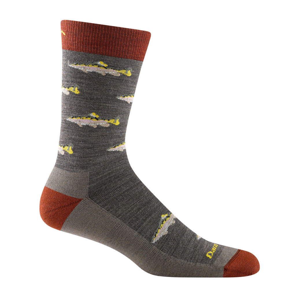 Darn Tough® Spey Fly Crew Lightweight Socks - TAUPE image number 0