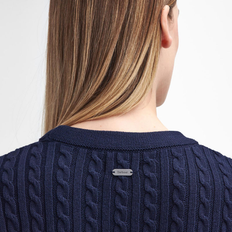 Barbour&reg; Stitch Guernsey Knit Dress - NAVY image number 5
