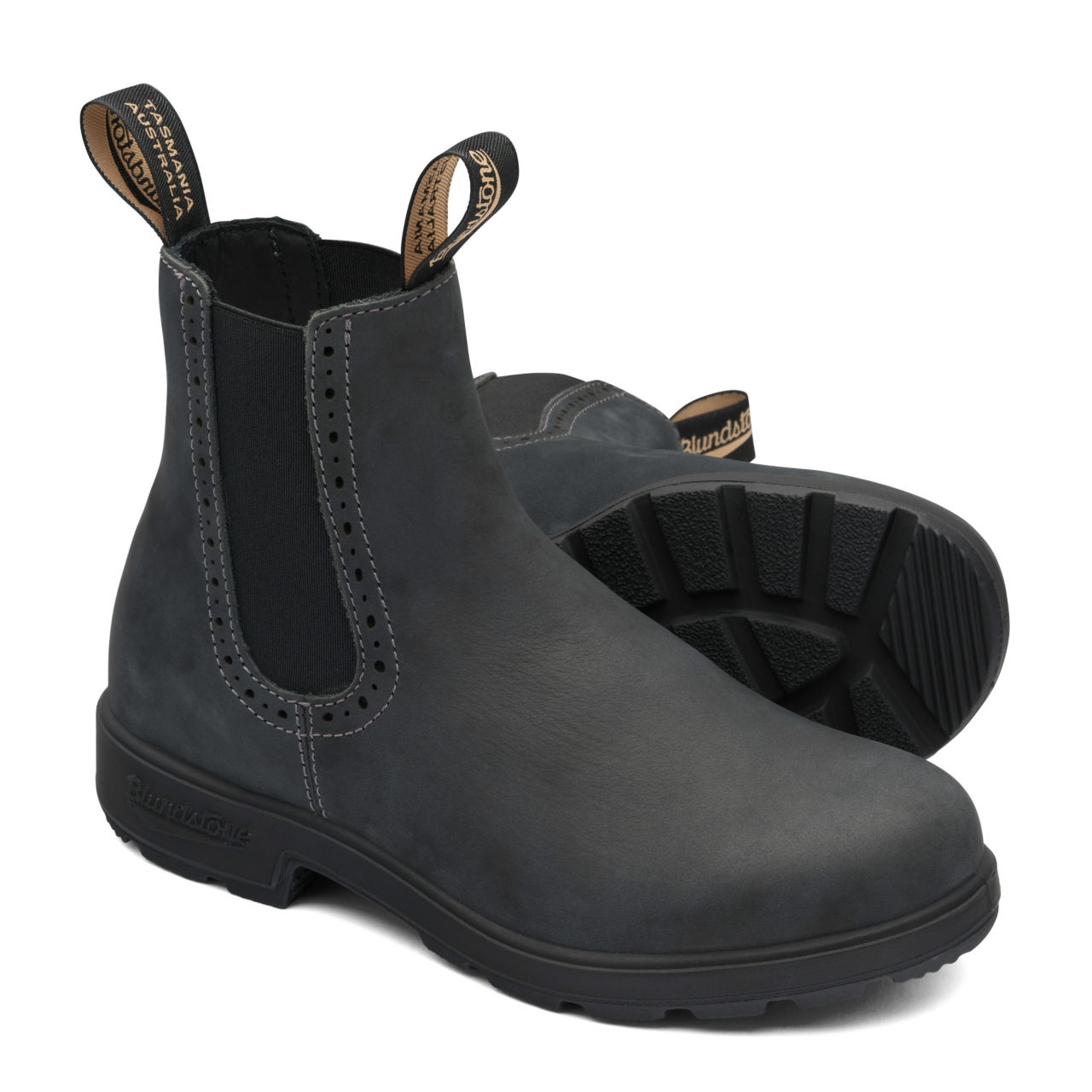 Women’s Blundstone® 1630 High-Top Boots - RUSTIC BLACK image number 1