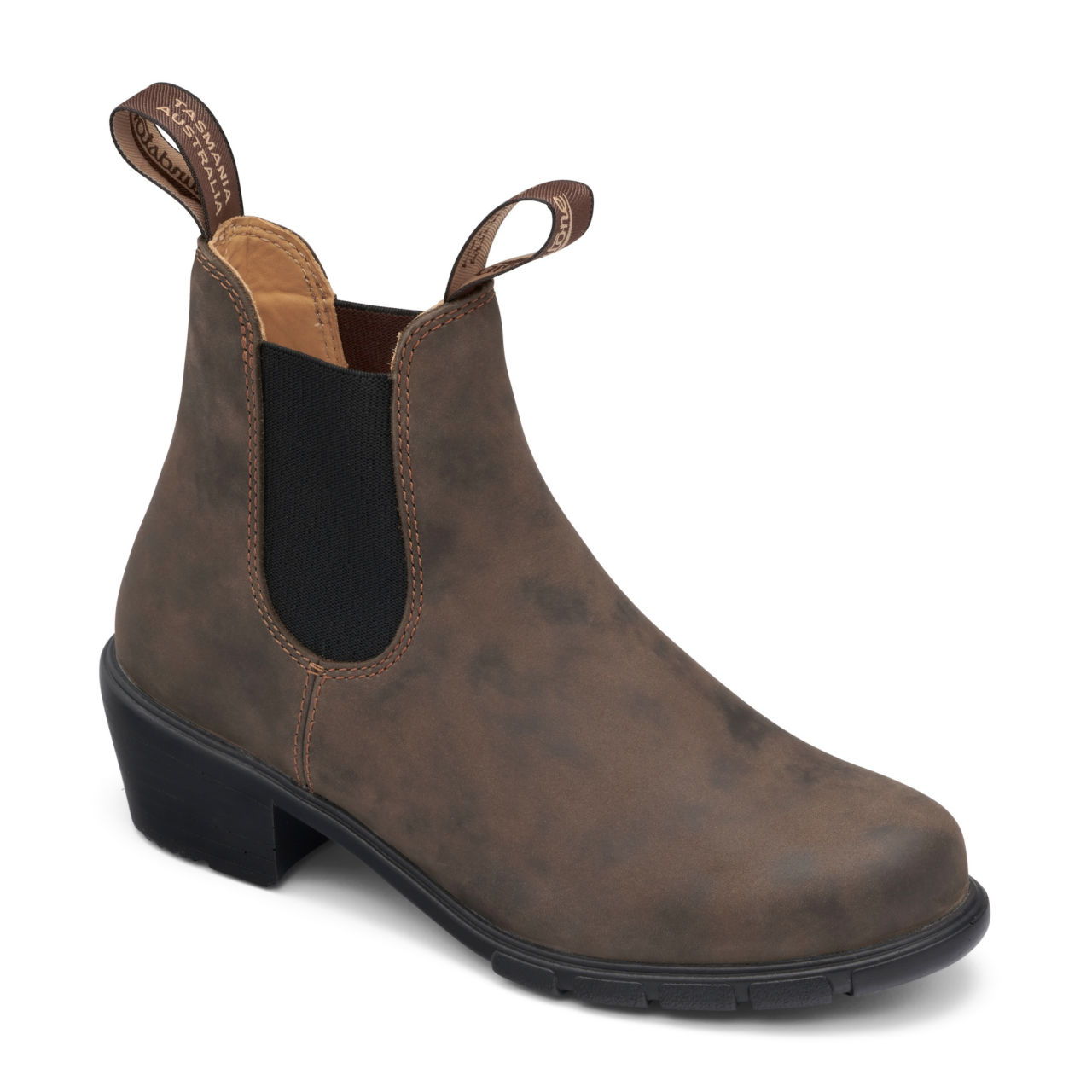Women’s Blundstone® 1677 Heeled Boots - RUSTIC BROWN image number 0