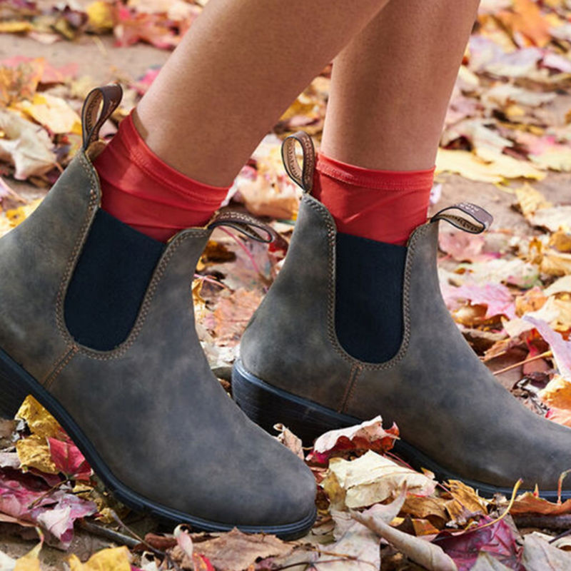 Women&rsquo;s Blundstone&reg; 1677 Heeled Boots - RUSTIC BROWN image number 3