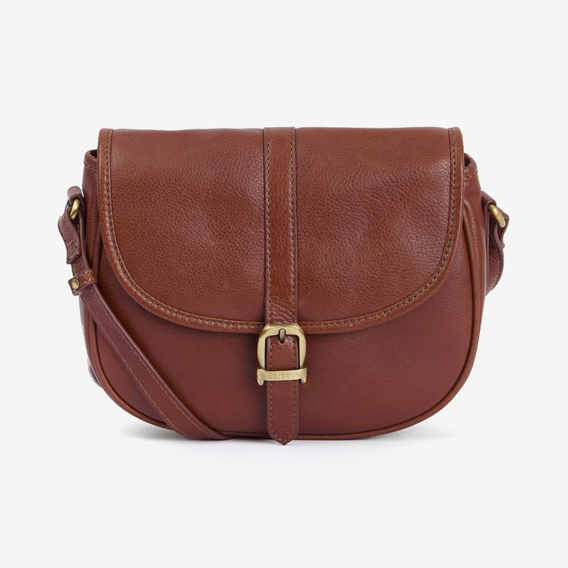 Barbour® Laire Medium Leather Saddle Bag | Orvis