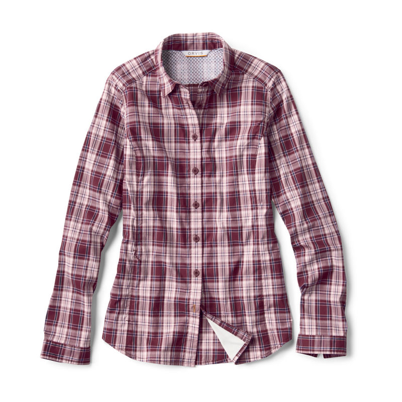 Women's River Guide Long-Sleeve Shirt - BERRY PLAID