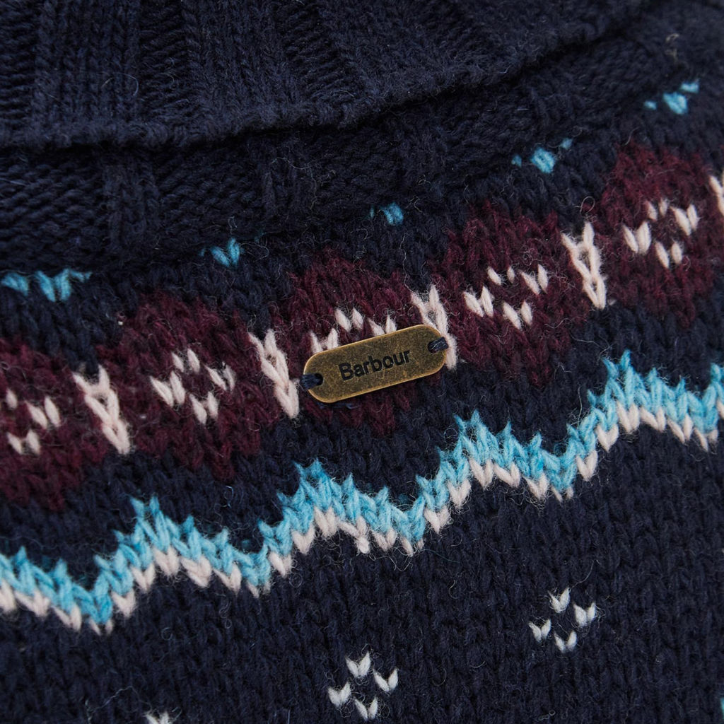 Barbour® Fox Knit Sweater - NAVY image number 4