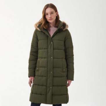 Barbour® Grayling Quilted Parka - OLIVE