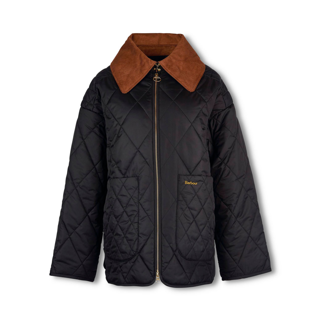 Barbour® Women’s Woodhall Quilt Jacket - BLACK image number 5