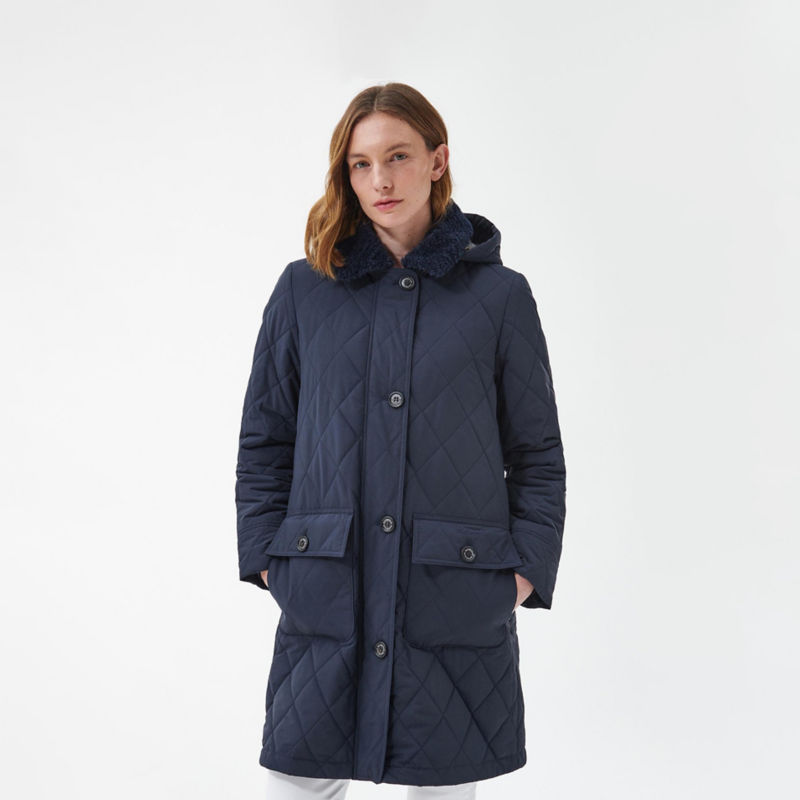 Barbour® Women’s Fox Diamond Quilt Coat | Orvis