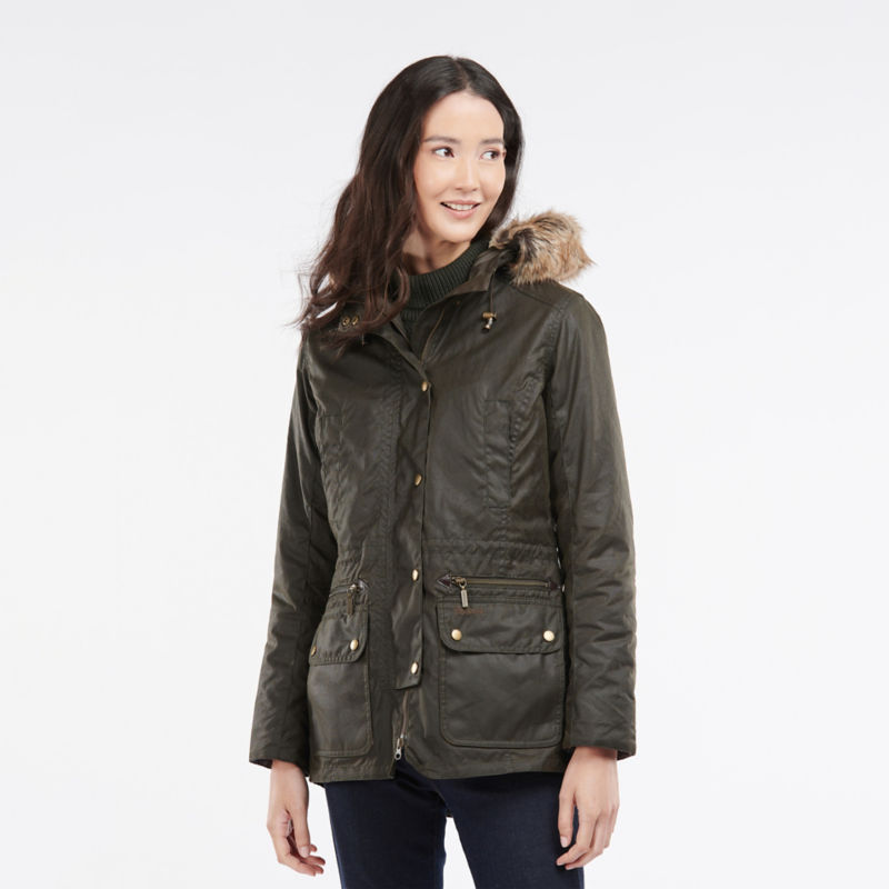 Women's barbour kelsall cheap waxed jacket