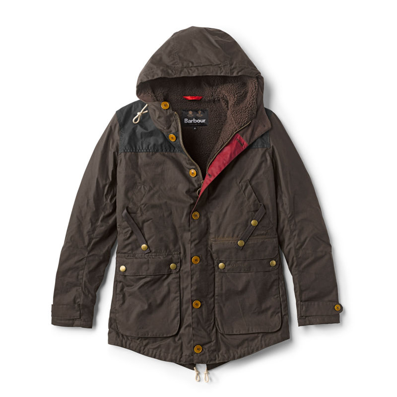 Barbour coll waxed cotton parka store jacket