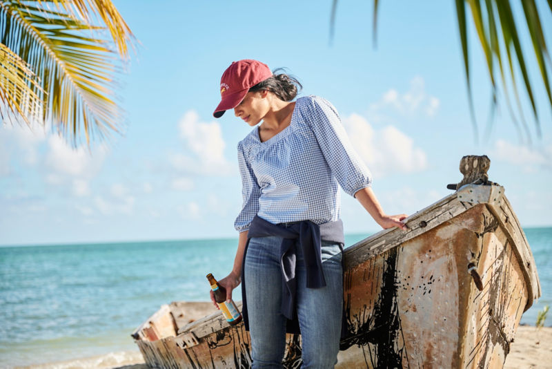 River Guide Square Neck beach lifestyle