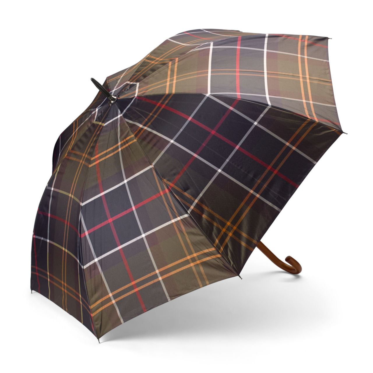 Barbour® Tartan Walker Umbrella - CLASSIC image number 1