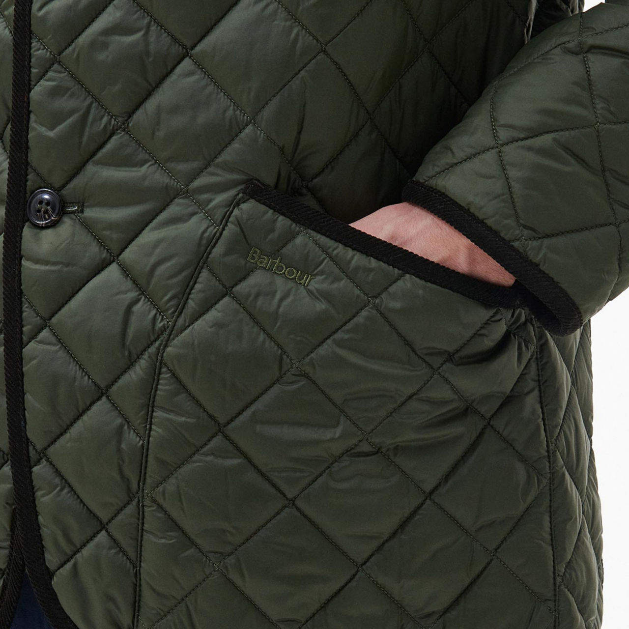 Barbour® Modern Liddesdale Quilted Jacket - OLIVE image number 3