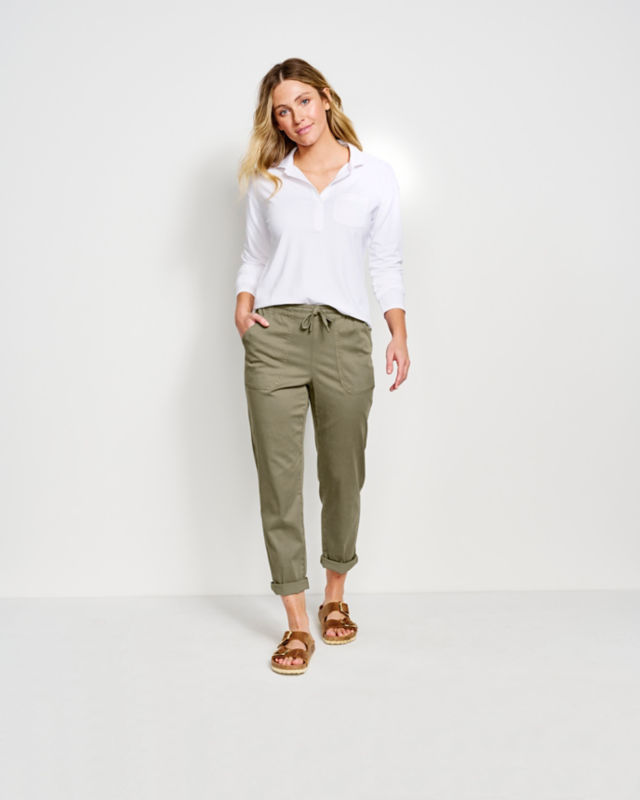 Explorer TENCEL&trade; Ankle Pants - TARRAGON image number 5