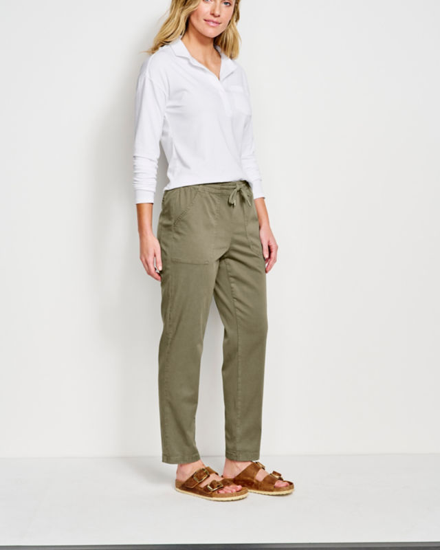 Explorer TENCEL&trade; Ankle Pants - TARRAGON image number 3
