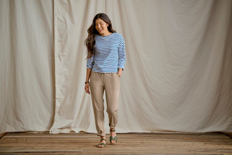 Explorer TENCEL&trade; Ankle Pants - SHIITAKE image number 0