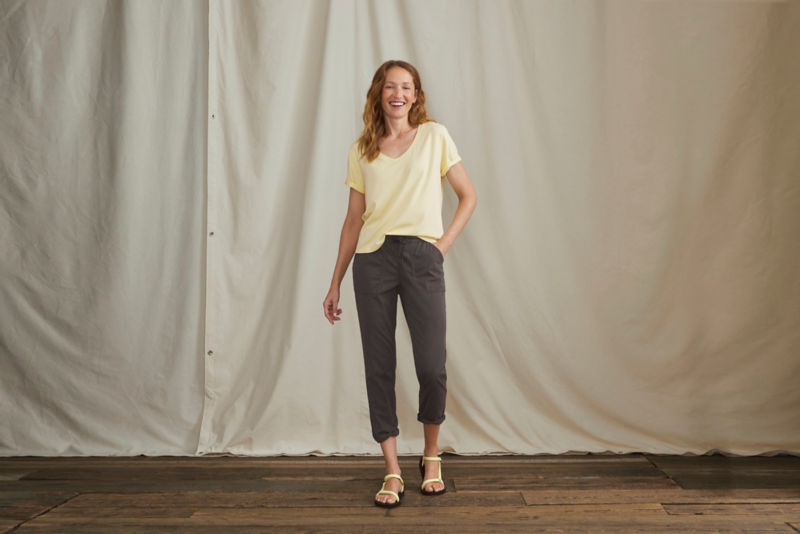 Explorer TENCEL&trade; Ankle Pants - SLATE image number 3