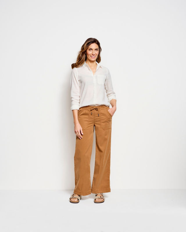 Orvis khaki high rise pants 12 straight leg