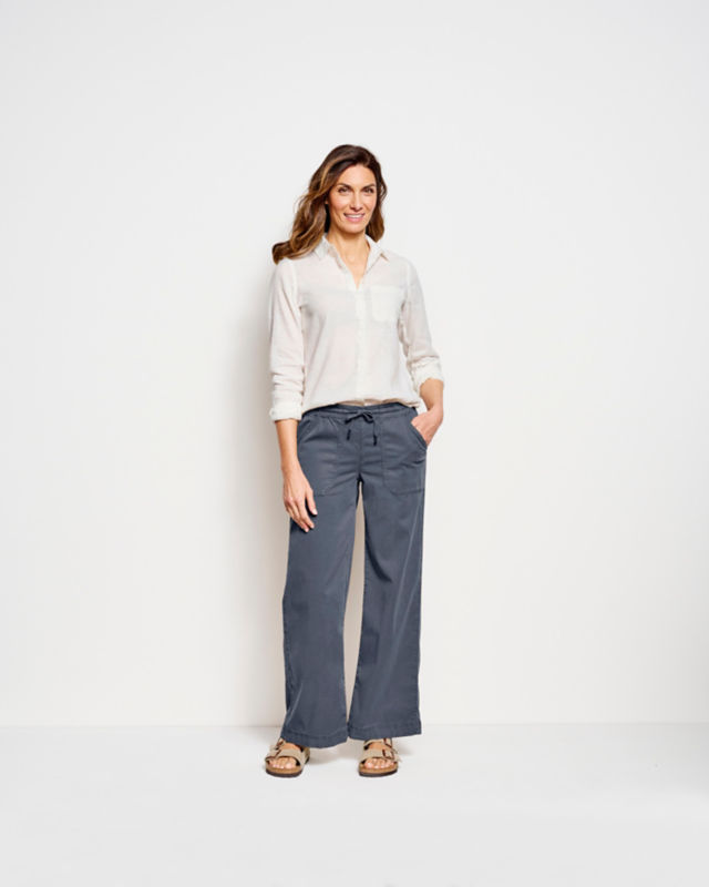 Explorer Wide-Leg Pants - CARBON